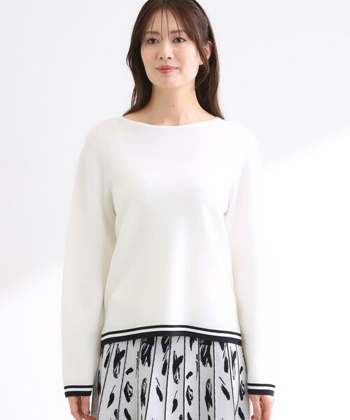 Reflect / リフレクト ニット・セーター | 【セットアップ可】ダブルジャカードニットプルオーバー | 詳細20