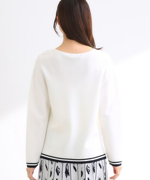 Reflect / リフレクト ニット・セーター | 【セットアップ可】ダブルジャカードニットプルオーバー | 詳細22