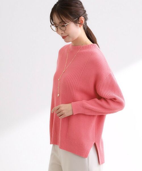 Reflect / リフレクト ニット・セーター | 【腰回りカバー/長め丈】モックネックニットプルオーバー | 詳細19