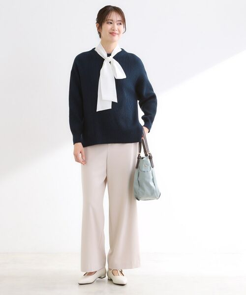 Reflect / リフレクト ニット・セーター | 【腰回りカバー/長め丈】モックネックニットプルオーバー | 詳細24