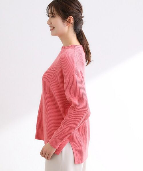 Reflect / リフレクト ニット・セーター | 【腰回りカバー/長め丈】モックネックニットプルオーバー | 詳細27
