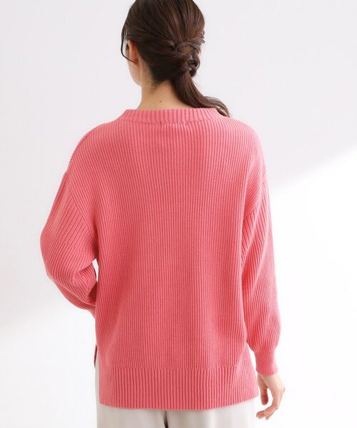 Reflect / リフレクト ニット・セーター | 【腰回りカバー/長め丈】モックネックニットプルオーバー | 詳細28