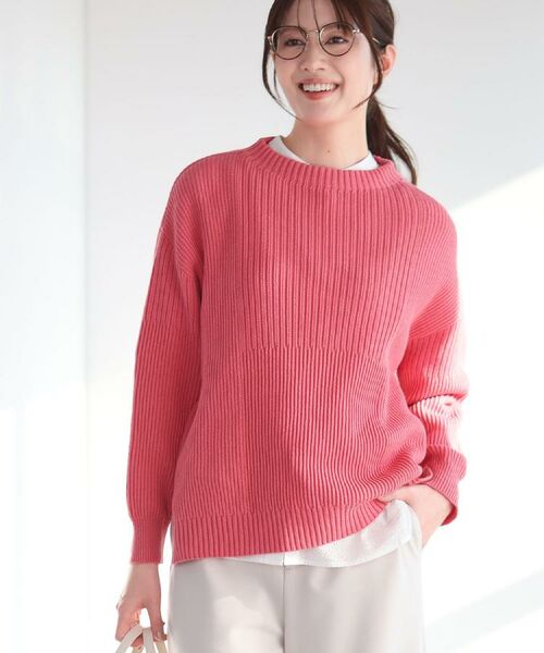 Reflect / リフレクト ニット・セーター | 【腰回りカバー/長め丈】モックネックニットプルオーバー | 詳細6