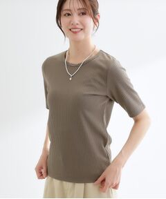Reflect / リフレクト カットソー | 【インナーにおすすめ◎】クルーネックストレッチリブトップス