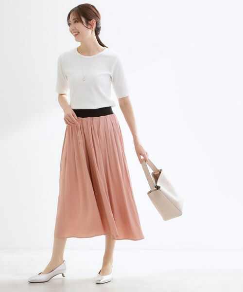 Reflect / リフレクト カットソー | 【インナーにおすすめ◎】クルーネックストレッチリブトップス | 詳細3