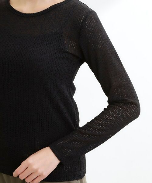 Reflect / リフレクト カットソー | 【インナーにおすすめ◎】クルーネックレースジャージトップス | 詳細18