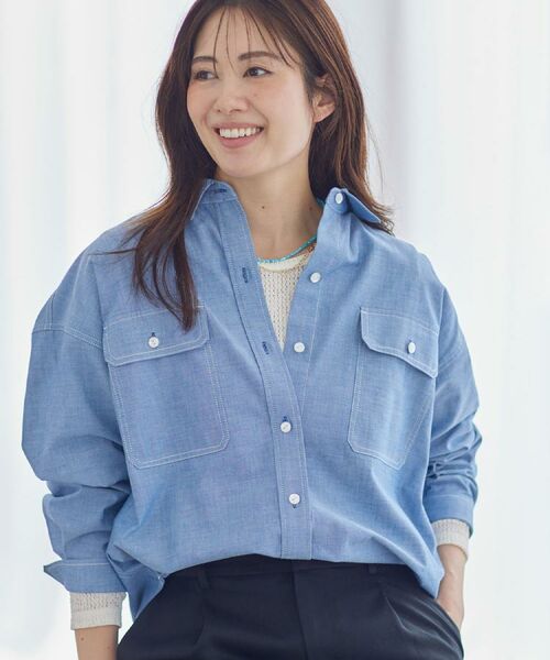 Reflect / リフレクト カットソー | 【インナーにおすすめ◎】クルーネックレースジャージトップス | 詳細20