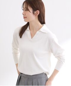 Reflect / リフレクト ニット・セーター | スキッパーネックニットプルオーバー