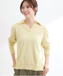 Reflect / リフレクト ニット・セーター | スキッパーネックニットプルオーバー