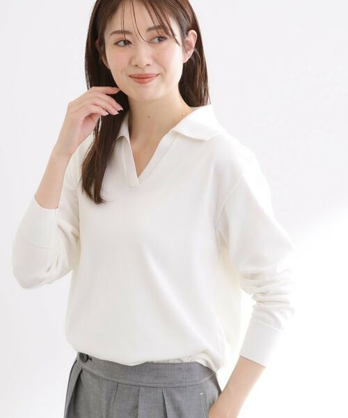 Reflect / リフレクト ニット・セーター | スキッパーネックニットプルオーバー | 詳細1