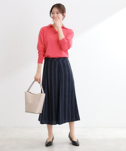 Reflect / リフレクト ニット・セーター | スキッパーネックニットプルオーバー | 詳細11