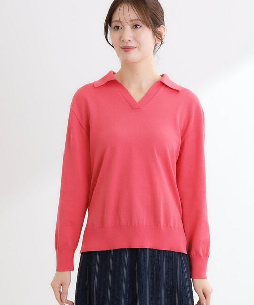 Reflect / リフレクト ニット・セーター | スキッパーネックニットプルオーバー | 詳細18