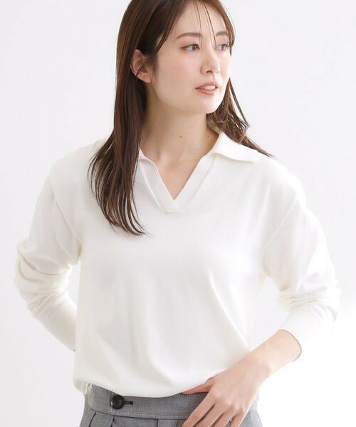 Reflect / リフレクト ニット・セーター | スキッパーネックニットプルオーバー | 詳細2