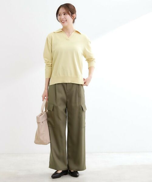 Reflect / リフレクト ニット・セーター | スキッパーネックニットプルオーバー | 詳細7