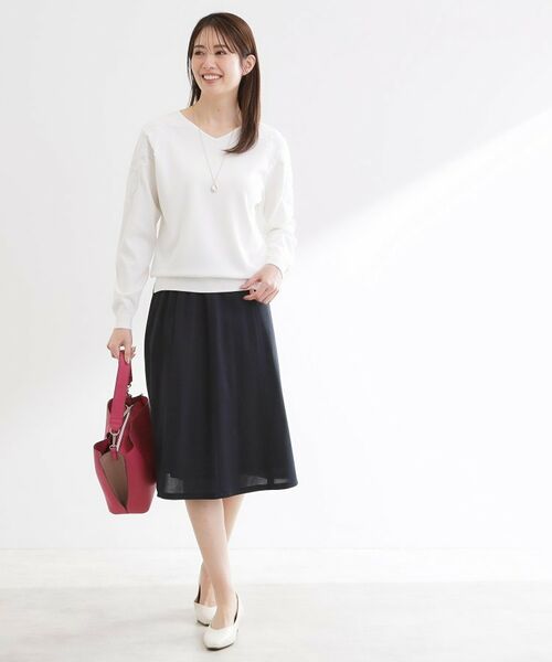 Reflect / リフレクト ニット・セーター | レースデザインスリーブニットプルオーバー | 詳細3