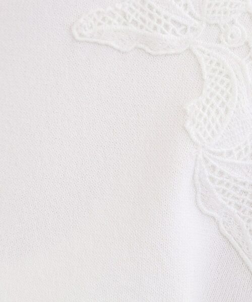 Reflect / リフレクト ニット・セーター | レースデザインスリーブニットプルオーバー | 詳細4
