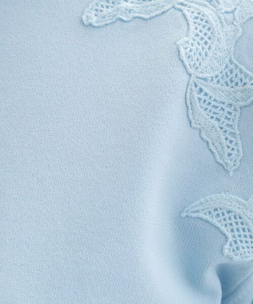 Reflect / リフレクト ニット・セーター | レースデザインスリーブニットプルオーバー | 詳細8