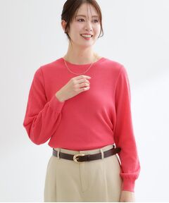 Reflect / リフレクト ニット・セーター | 透かしスリーブデザインハイゲージニット