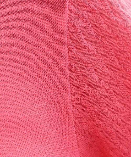 Reflect / リフレクト ニット・セーター | 透かしスリーブデザインハイゲージニット | 詳細12