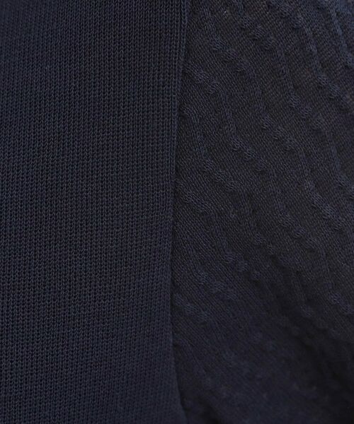 Reflect / リフレクト ニット・セーター | 透かしスリーブデザインハイゲージニット | 詳細20