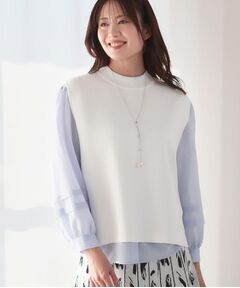 Reflect / リフレクト ニット・セーター | 【セットアップ可】ダブルジャカードニットベスト