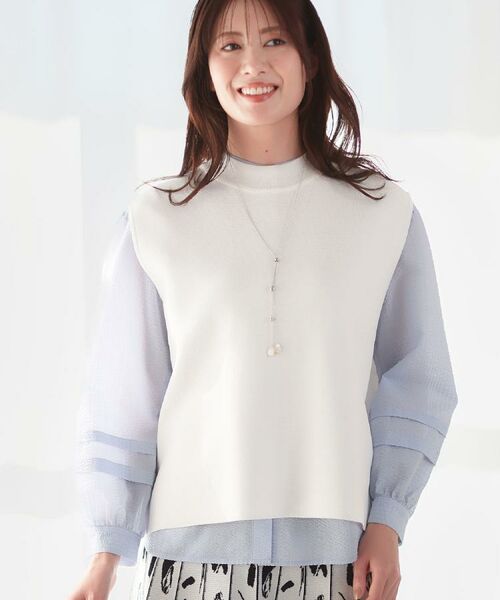 Reflect / リフレクト ニット・セーター | 【セットアップ可】ダブルジャカードニットベスト | 詳細1