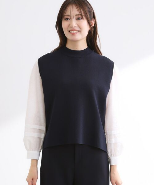 Reflect / リフレクト ニット・セーター | 【セットアップ可】ダブルジャカードニットベスト | 詳細13