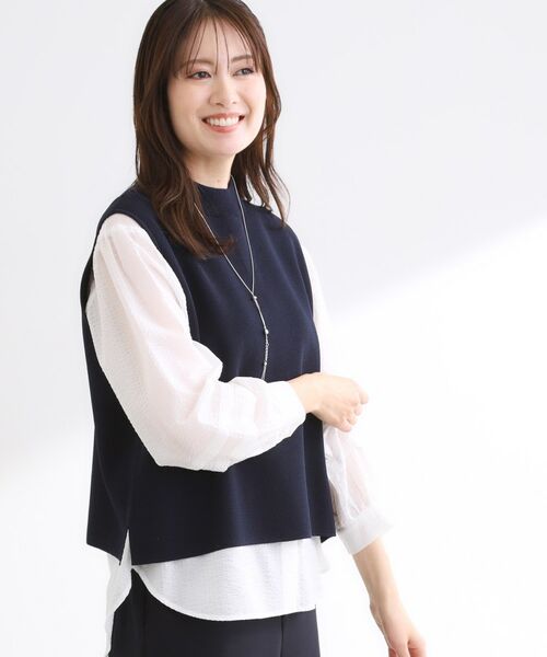 Reflect / リフレクト ニット・セーター | 【セットアップ可】ダブルジャカードニットベスト | 詳細6