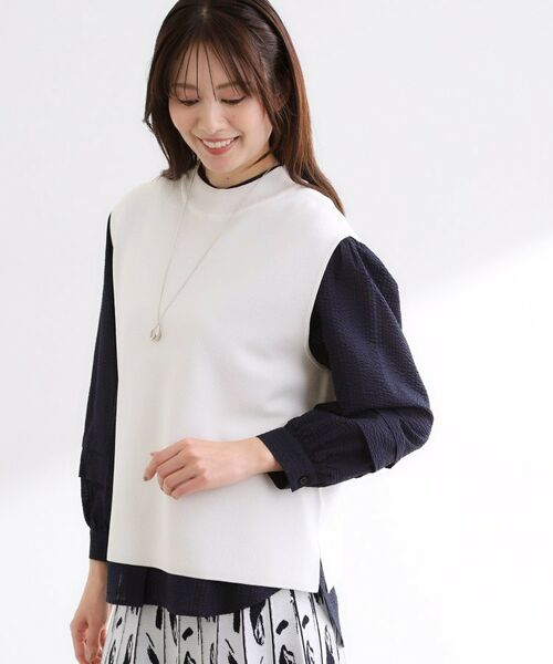 Reflect / リフレクト ニット・セーター | 【セットアップ可】ダブルジャカードニットベスト | 詳細9