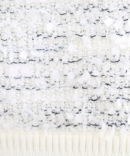 Reflect / リフレクト カーディガン・ボレロ | 【着映え◎】ツイード風ニットカーディガン | 詳細15