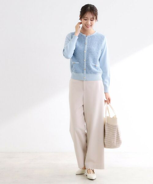 Reflect / リフレクト カーディガン・ボレロ | 【着映え◎】ツイード風ニットカーディガン | 詳細18