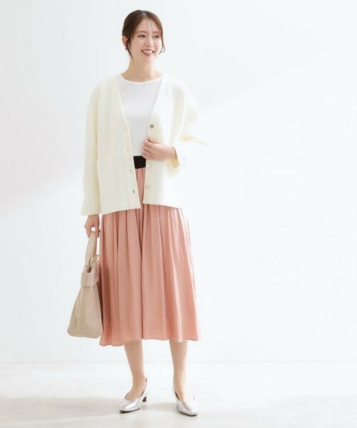 Reflect / リフレクト カーディガン・ボレロ | 【着回し力◎】ジャケット風ニットカーディガン | 詳細3