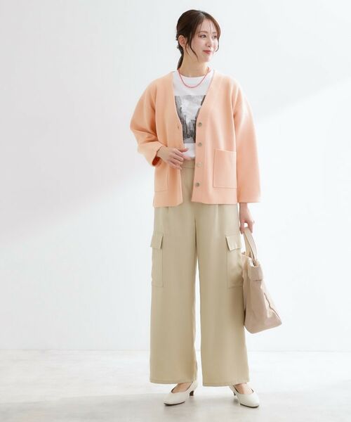 Reflect / リフレクト カーディガン・ボレロ | 【着回し力◎】ジャケット風ニットカーディガン | 詳細7