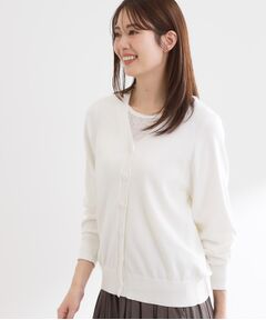 Reflect / リフレクト カーディガン・ボレロ | ハイゲージVネックカーディガン