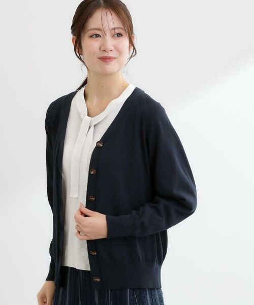 Reflect / リフレクト カーディガン・ボレロ | ハイゲージVネックカーディガン | 詳細13