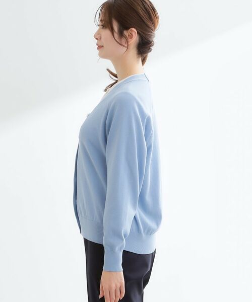 Reflect / リフレクト カーディガン・ボレロ | ハイゲージVネックカーディガン | 詳細18