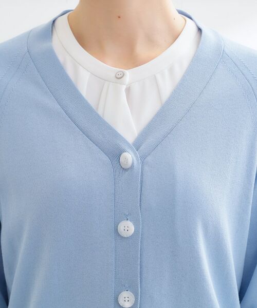 Reflect / リフレクト カーディガン・ボレロ | ハイゲージVネックカーディガン | 詳細20
