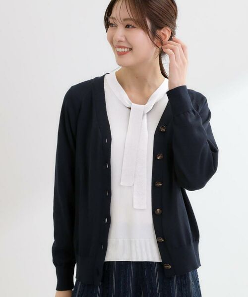 Reflect / リフレクト カーディガン・ボレロ | ハイゲージVネックカーディガン | 詳細23