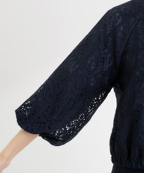 Reflect / リフレクト レザーブルゾン・ジャケット | 【セットアップ可】ジップアップレースショートブルゾン | 詳細22