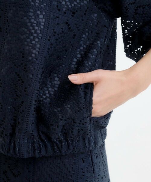 Reflect / リフレクト レザーブルゾン・ジャケット | 【セットアップ可】ジップアップレースショートブルゾン | 詳細24