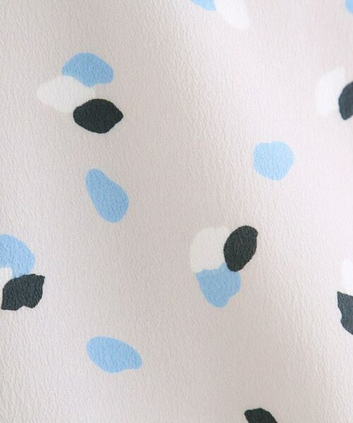 Reflect / リフレクト ミニ丈・ひざ丈ワンピース | 【通勤・おでかけにおすすめ◎】フラワープリントボウタイワンピース | 詳細14