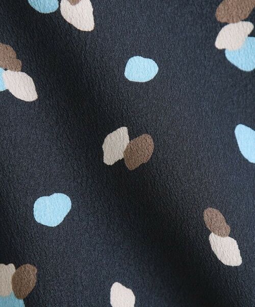 Reflect / リフレクト ミニ丈・ひざ丈ワンピース | 【通勤・おでかけにおすすめ◎】フラワープリントボウタイワンピース | 詳細22