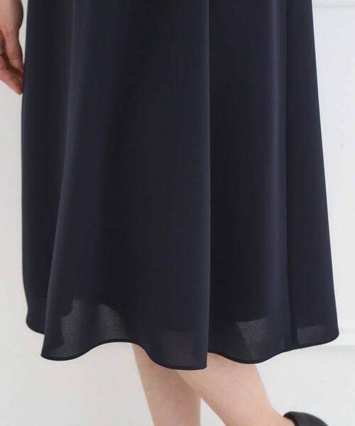 Reflect / リフレクト ミニ丈・ひざ丈ワンピース | 【フォーマル/入卒/付属リボン付き】スリーブデザインジョーゼットワンピース | 詳細13