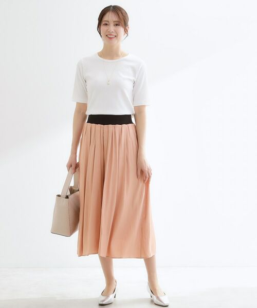 Reflect / リフレクト ショート・ハーフ・半端丈パンツ | 【長く着られる◎】スカーチョパンツ | 詳細9