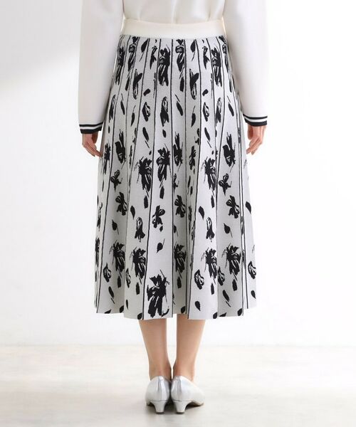 Reflect / リフレクト ロング・マキシ丈スカート | 【セットアップ可】ダブルジャカードニットフレアスカート | 詳細18