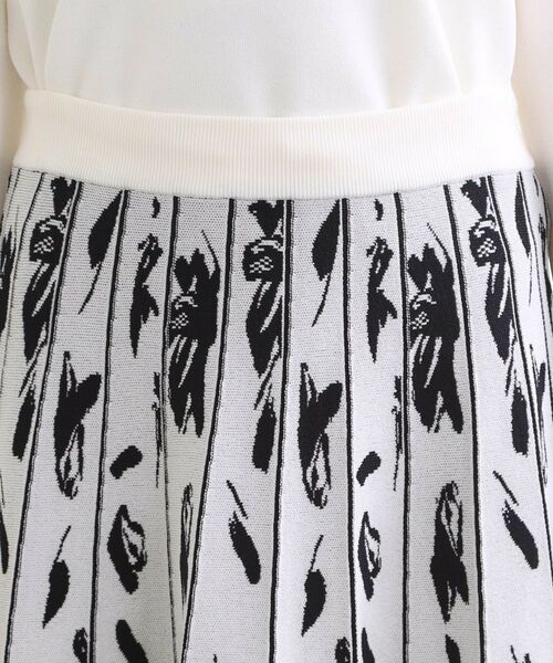Reflect / リフレクト ロング・マキシ丈スカート | 【セットアップ可】ダブルジャカードニットフレアスカート | 詳細19