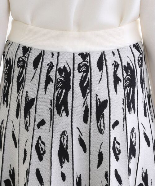Reflect / リフレクト ロング・マキシ丈スカート | 【セットアップ可】ダブルジャカードニットフレアスカート | 詳細20