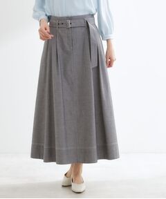 Reflect / リフレクト ロング・マキシ丈スカート | ダンガリータックフレアスカート