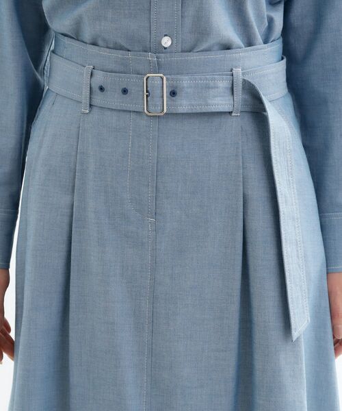 Reflect / リフレクト ロング・マキシ丈スカート | ダンガリータックフレアスカート | 詳細14