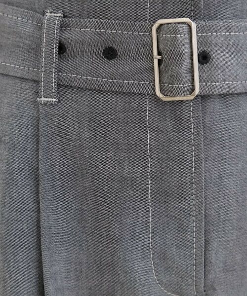 Reflect / リフレクト ロング・マキシ丈スカート | ダンガリータックフレアスカート | 詳細4